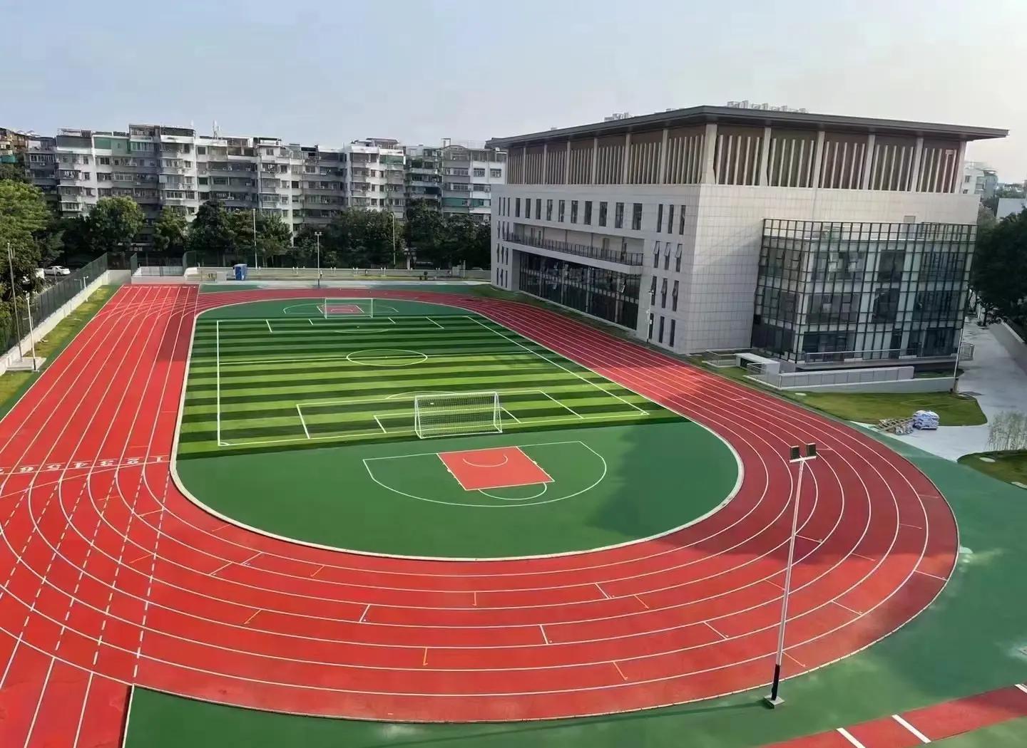 塔城地区人造草坪塑胶篮球场 - 厂家